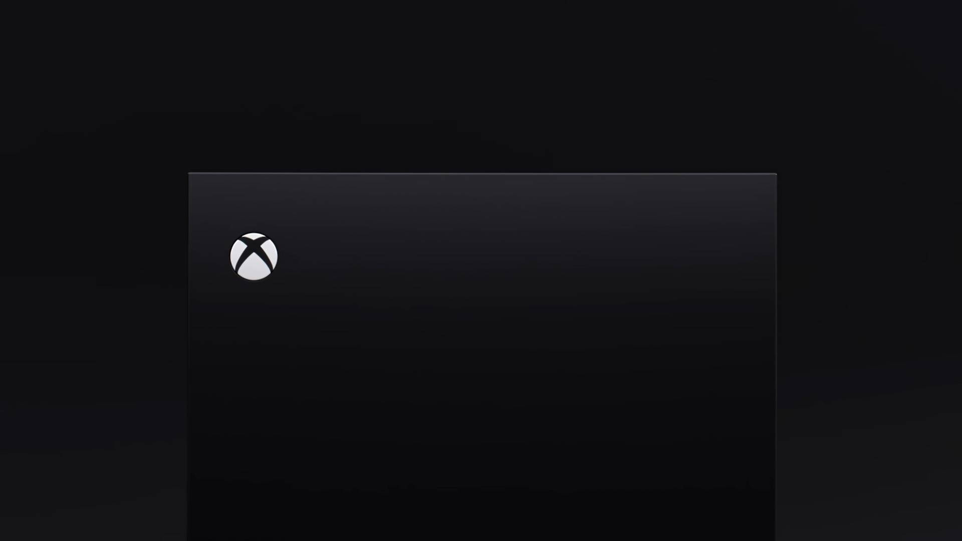Xbox Series X Minimalist Black Background