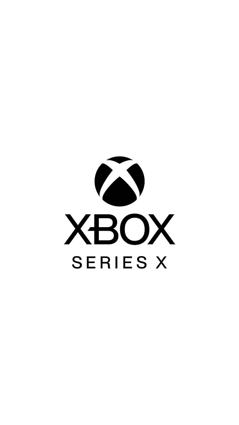 Xbox Series X Minimalist Logo Background