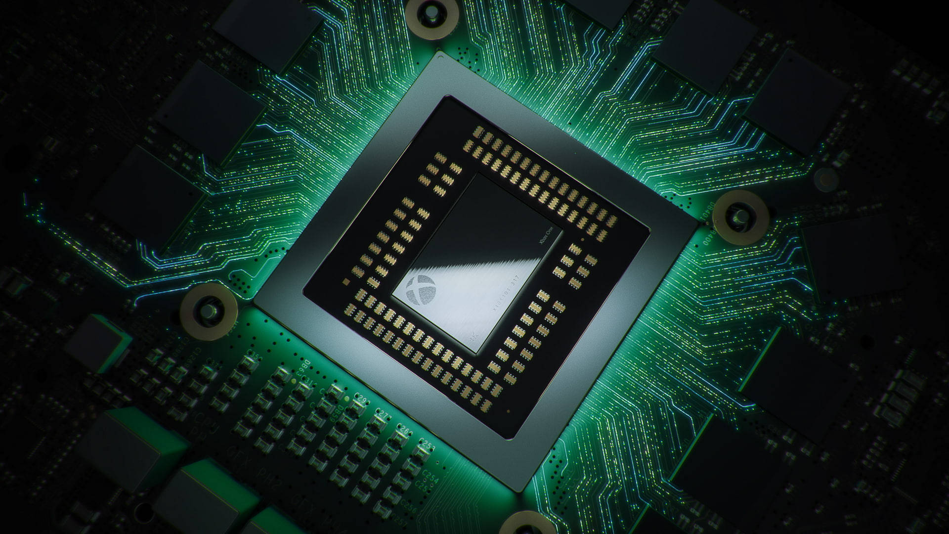 Xbox Series X Motherboard Background