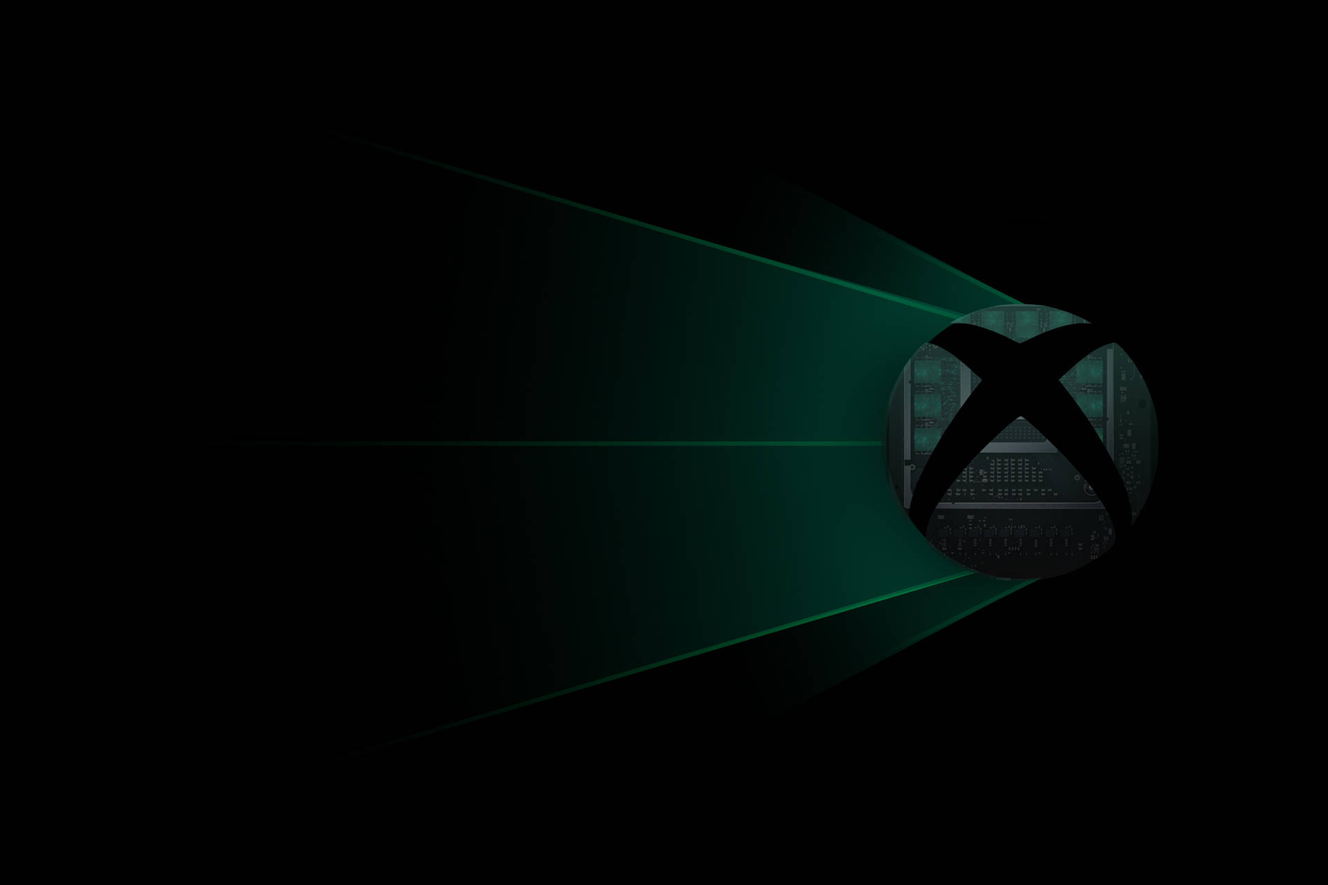 Xbox Series X Shining Logo Background