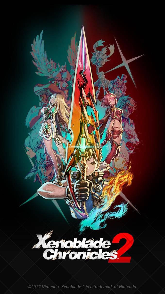 Xenoblade Chronicles 2 Amazing Phone Background
