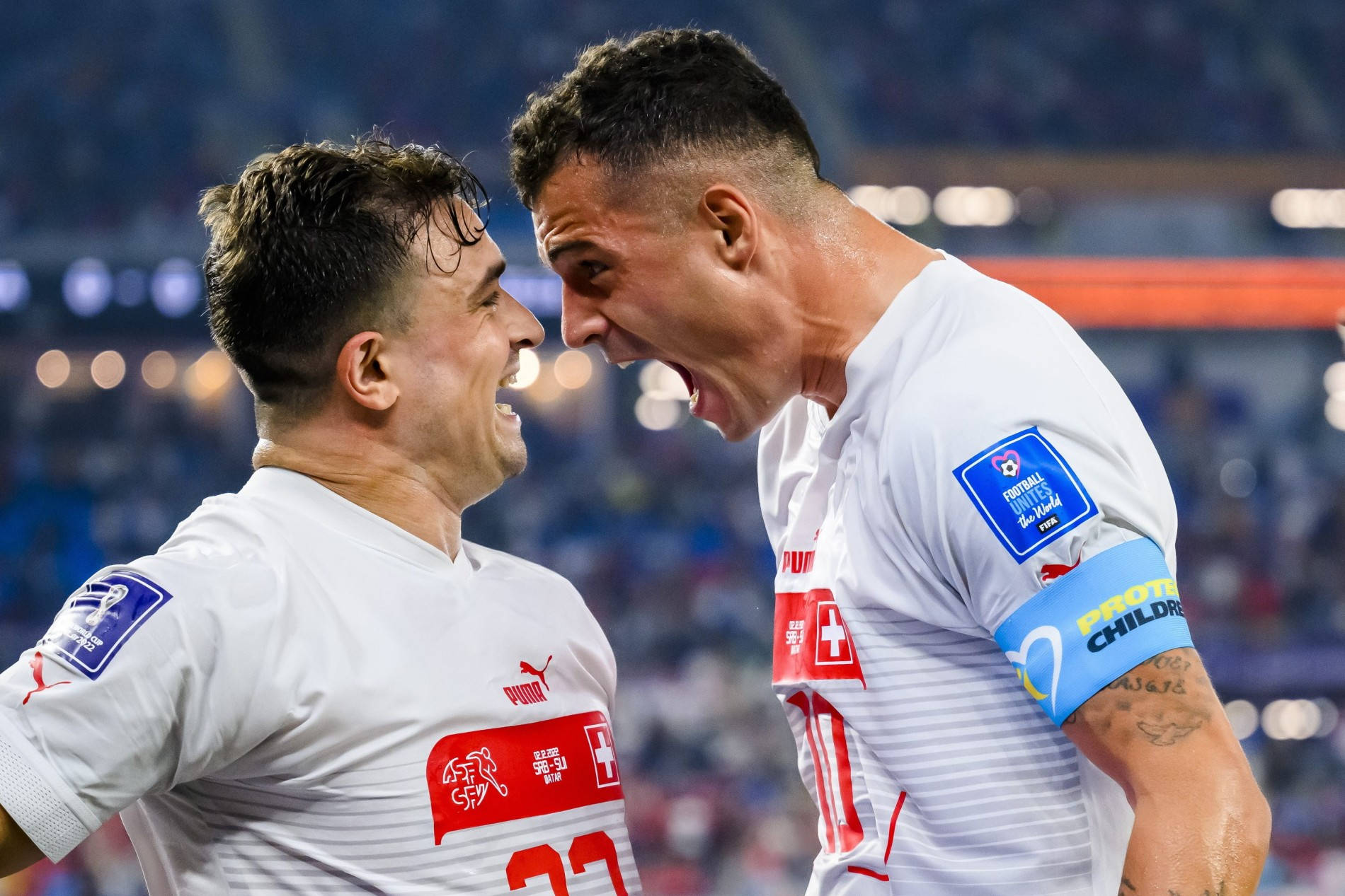 Xherdan Shaqiri And Granit Xhaka