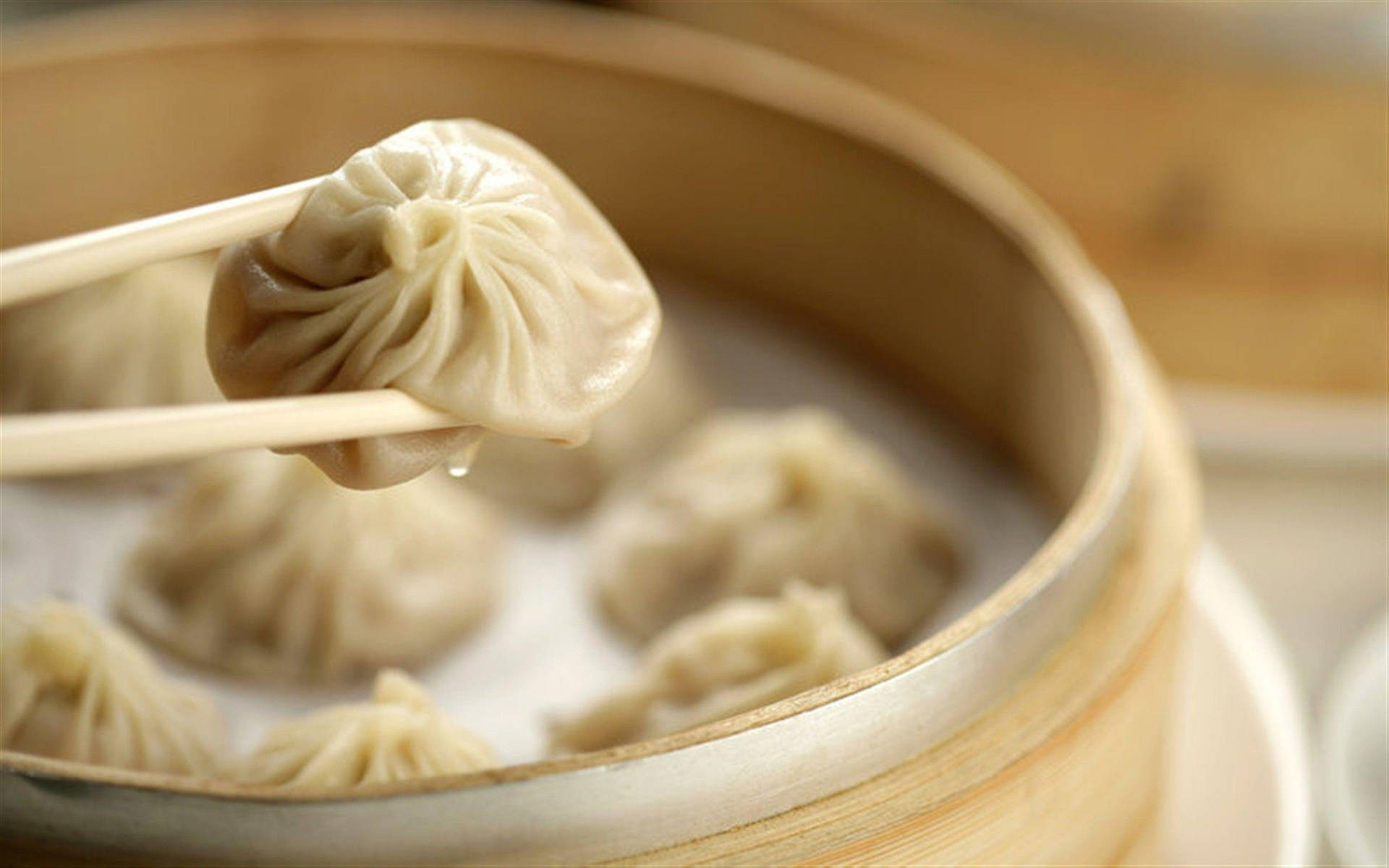 Xiaolongbao Dumpling Food And Chopsticks