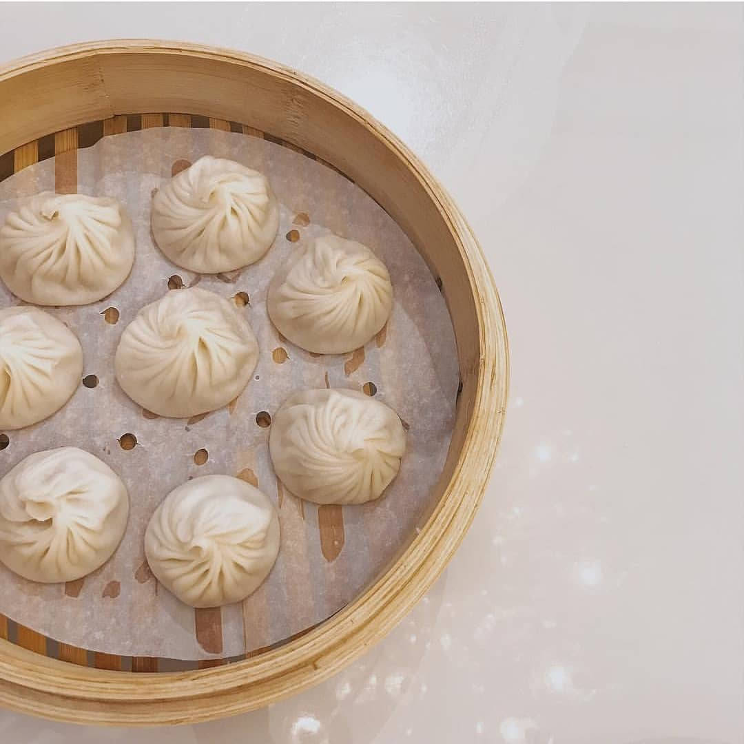 Xiaolongbao White Dumpling Chinese Dish Background