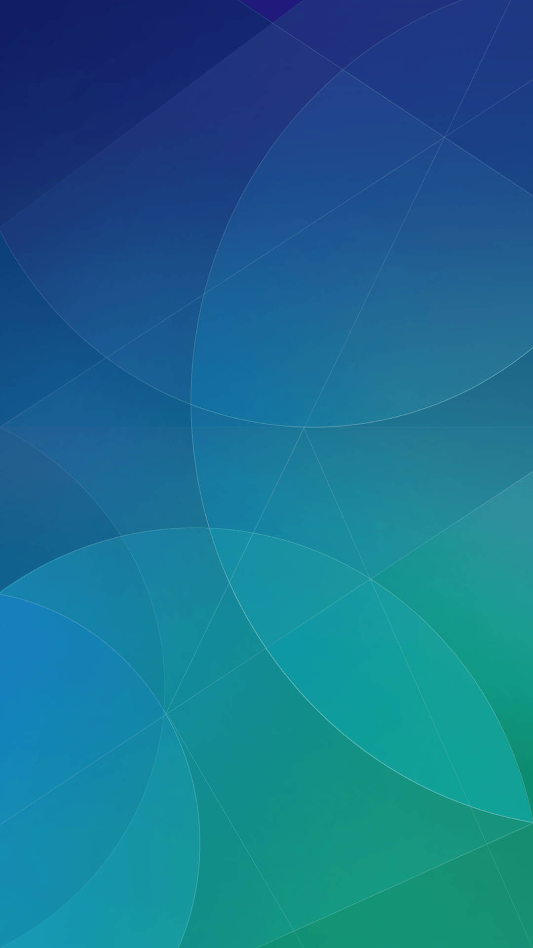 Xiaomi Blue Circles Background