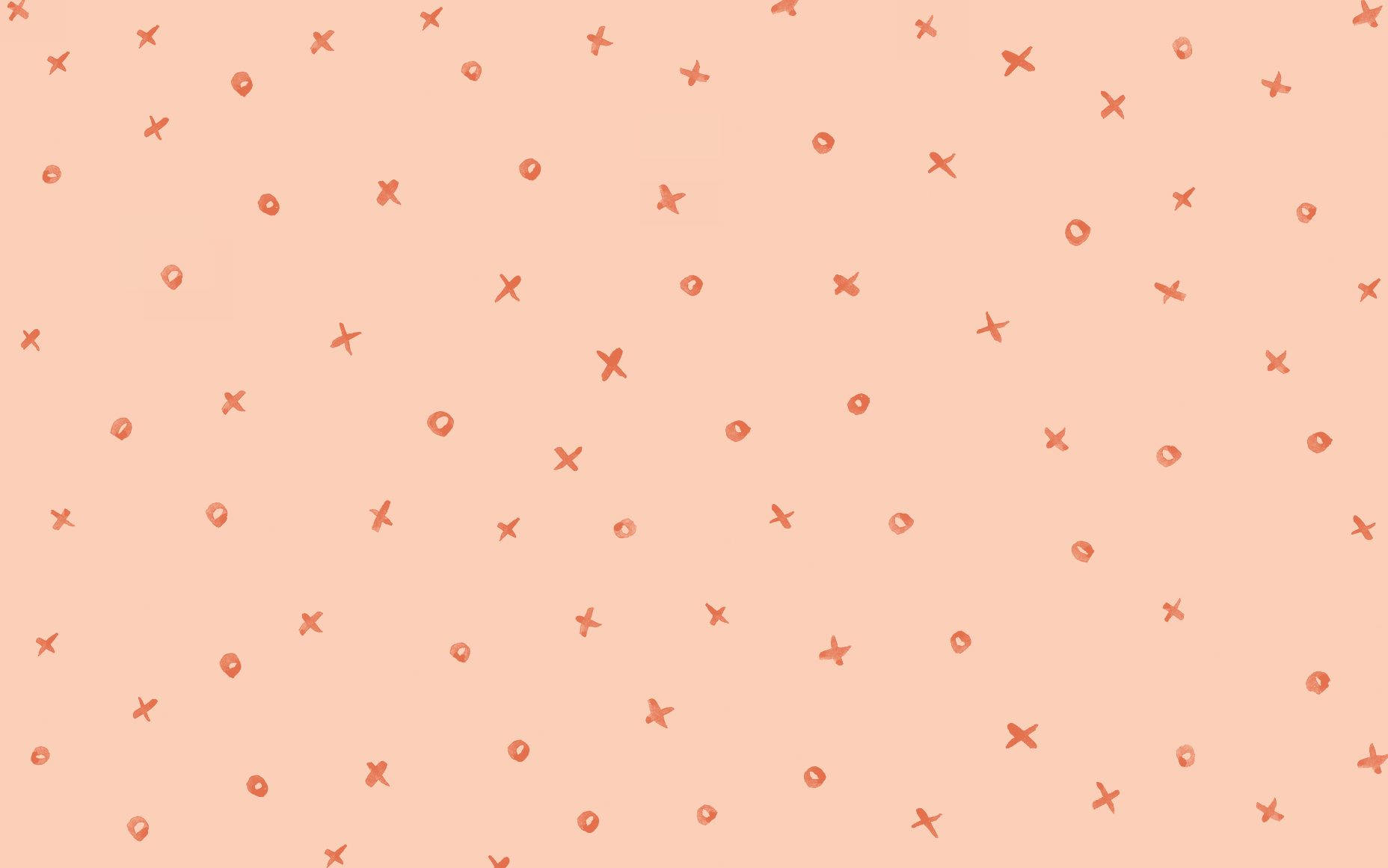 Xo Peach Aesthetic Laptop Background