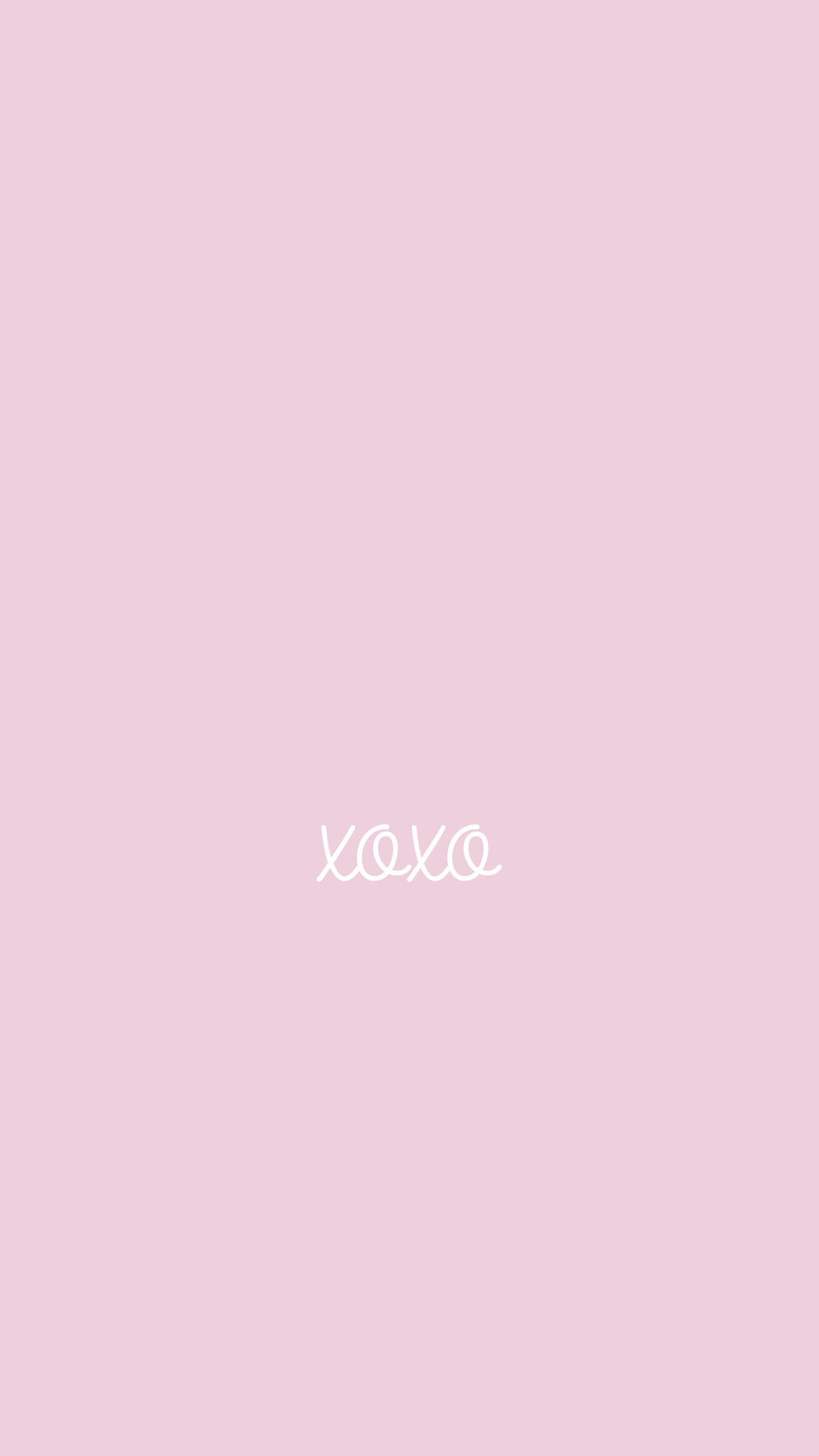 Xoxo Plain Pink Background