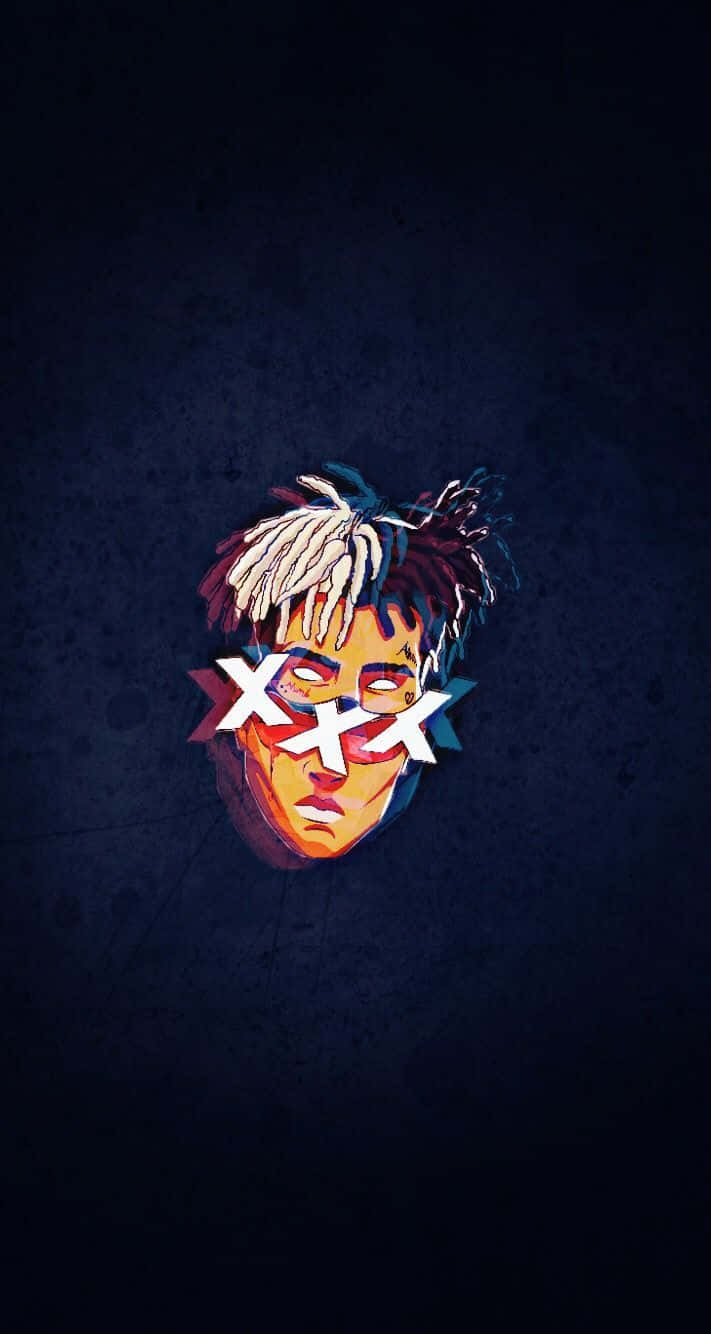 Xxxtentacion Bad With Glitch Effect Background