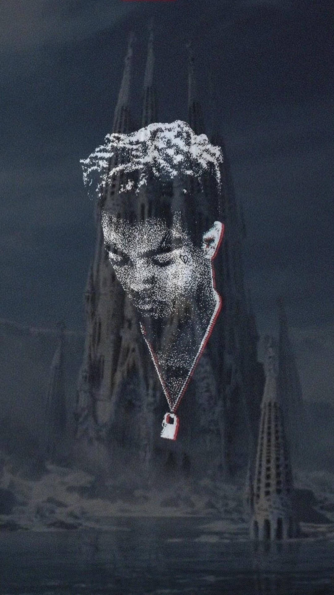 Xxxtentacion Juice Wrld Greyscale Digital Art Background