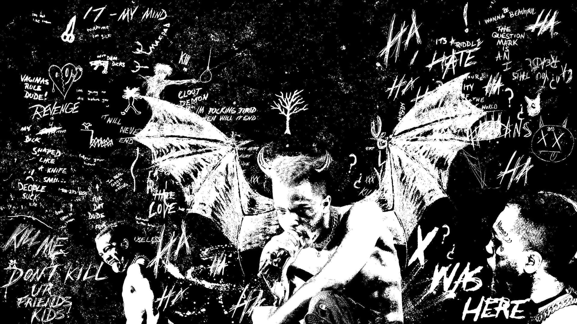 Xxxtentacion Laptop Devil Art Background
