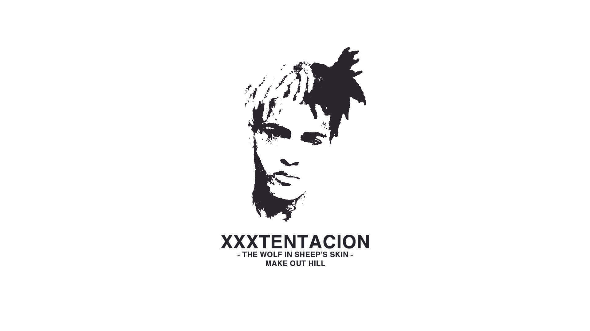 Xxxtentacion Laptop Minimalist Art Background