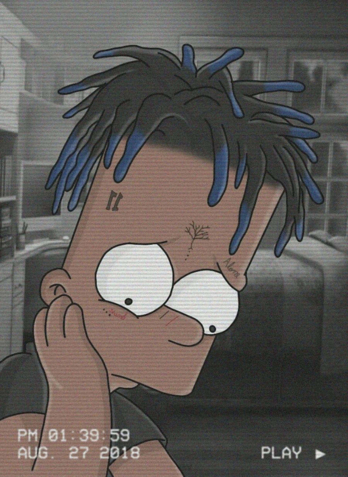 Xxxtentacion Pfp Simpson Background