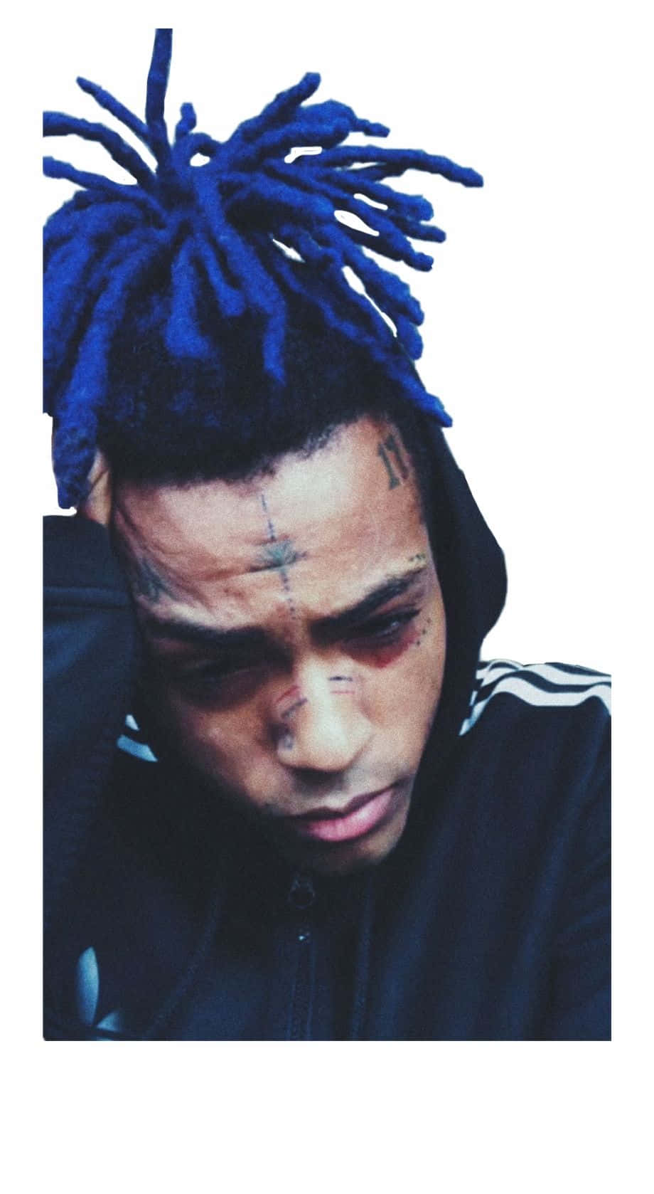 Xxxtentacion Shocks Fans With New Blue Hair Background