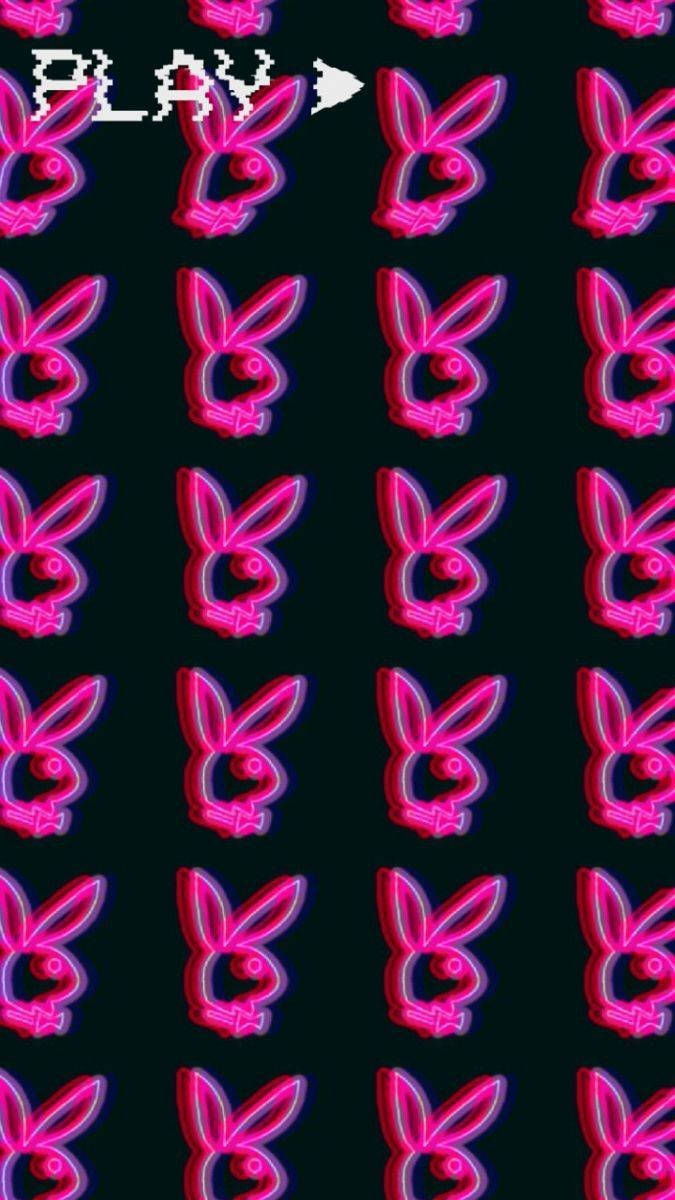 Y2k Aesthetic Pink Playboy Bunny Background
