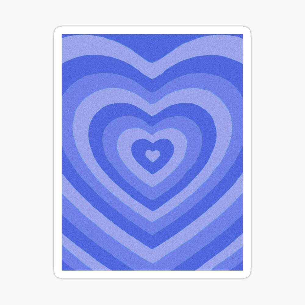 Y2k Hearts In Purple Colour Background