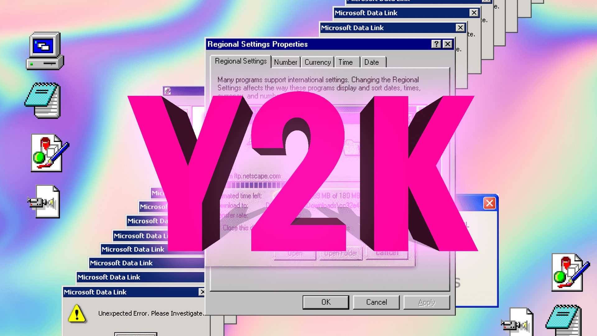 Y2k Windows Desktop Background