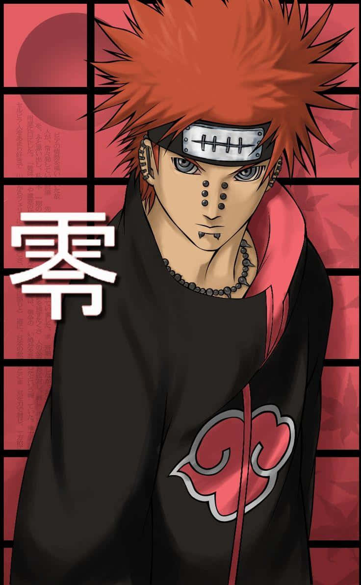 Yahiko With Japanese Text Background