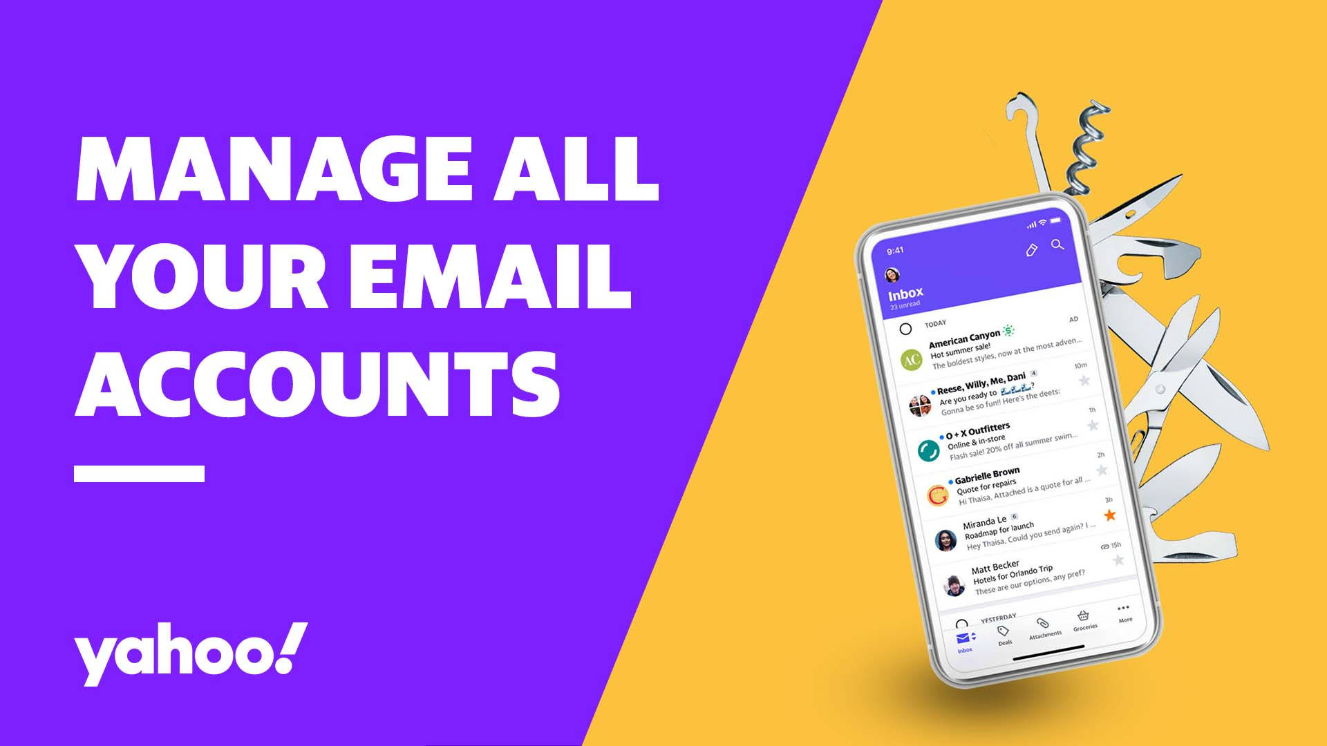 Yahoo Mail Manage Your Accounts Background