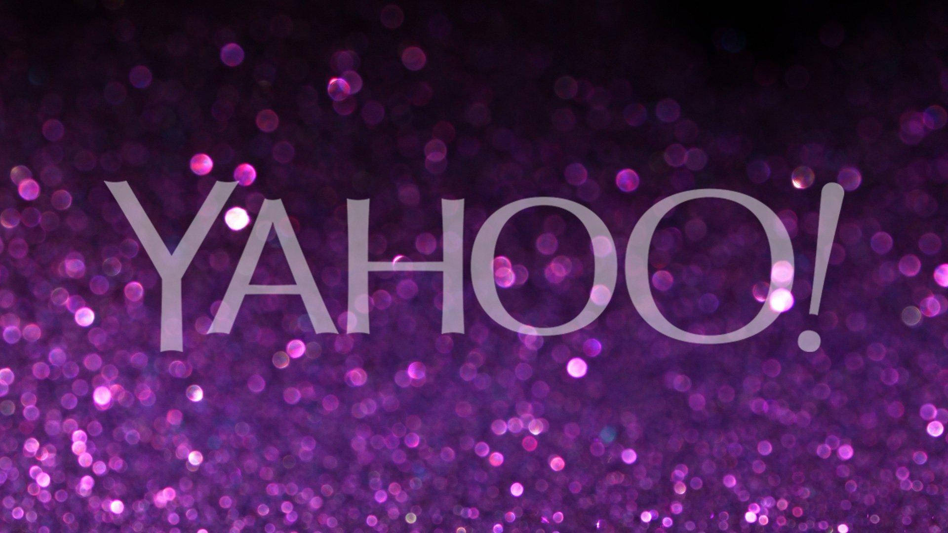 Yahoo Purple Glitter Background