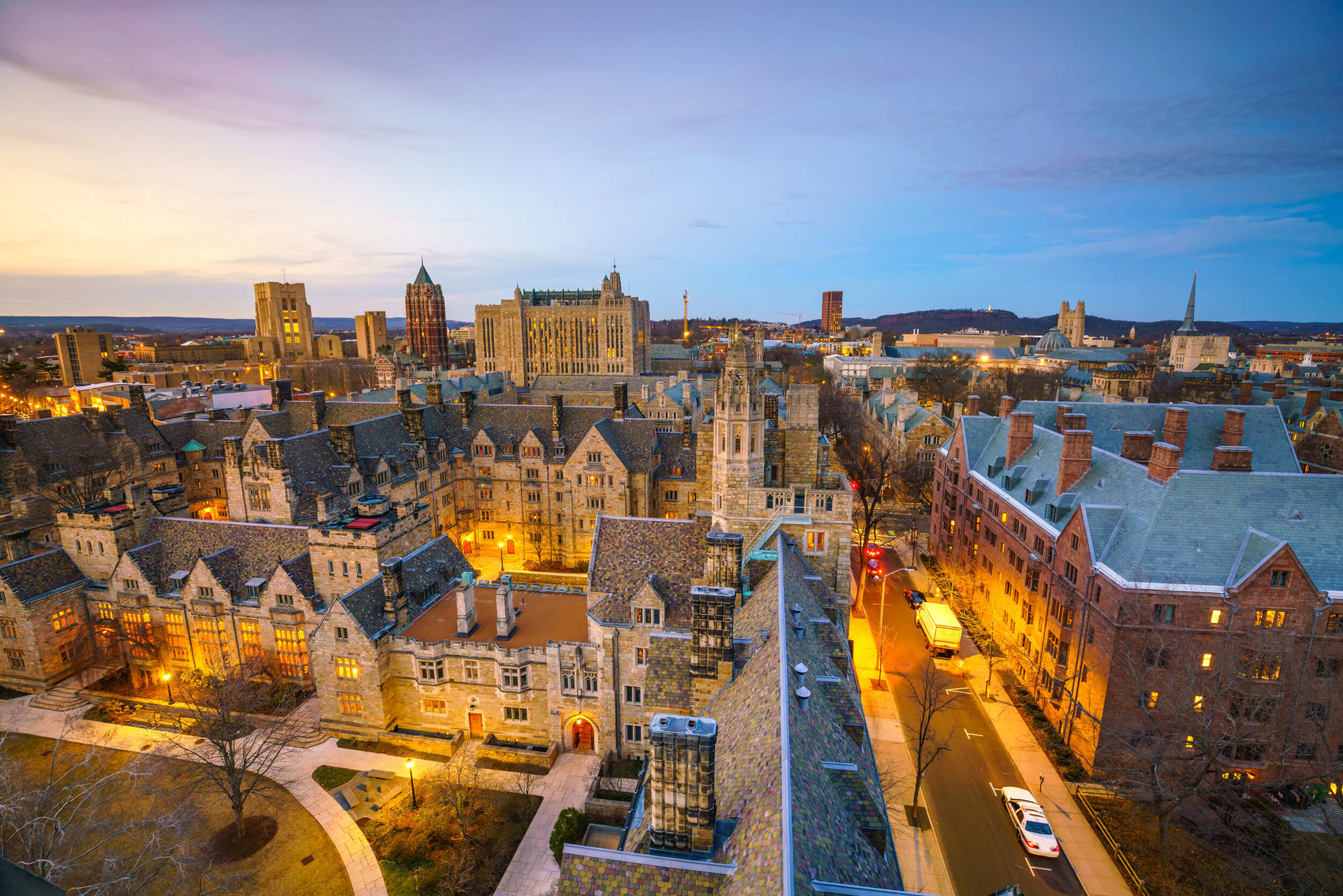 Yale University Buildings Background