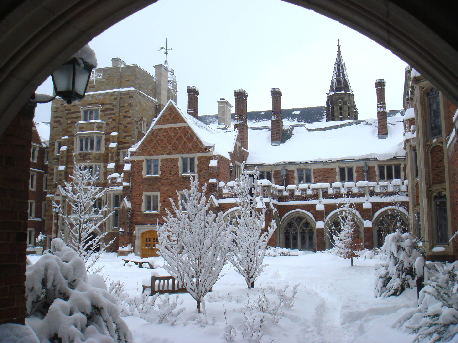 Yale University Hopper College Building Background