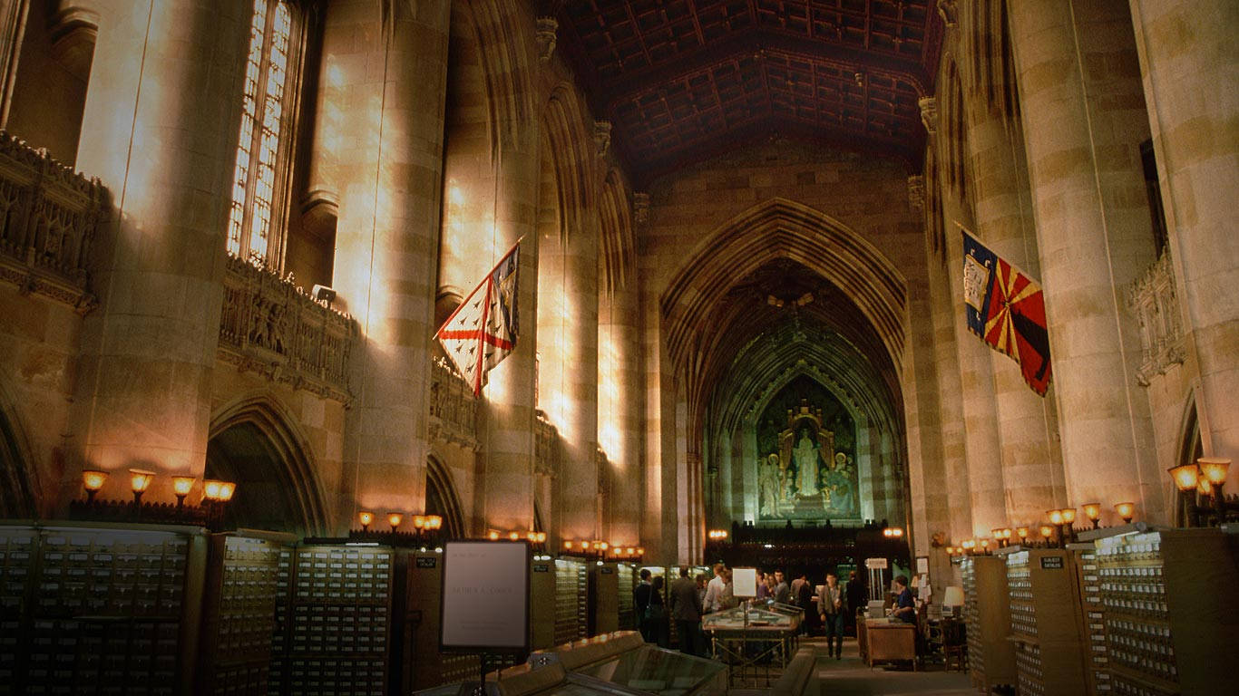 Yale University Memorial Library Background