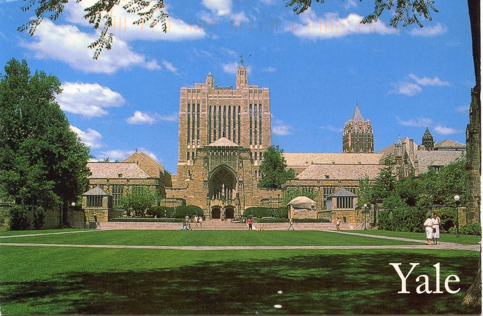 Yale University Memorial Quadrangle Background