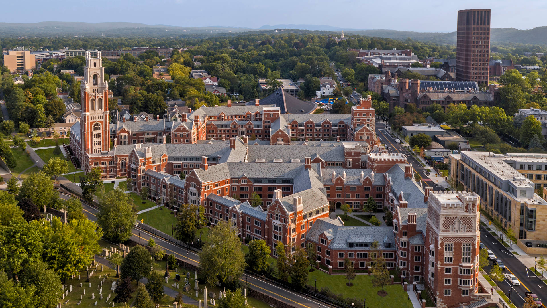 Yale University Overhead Shot