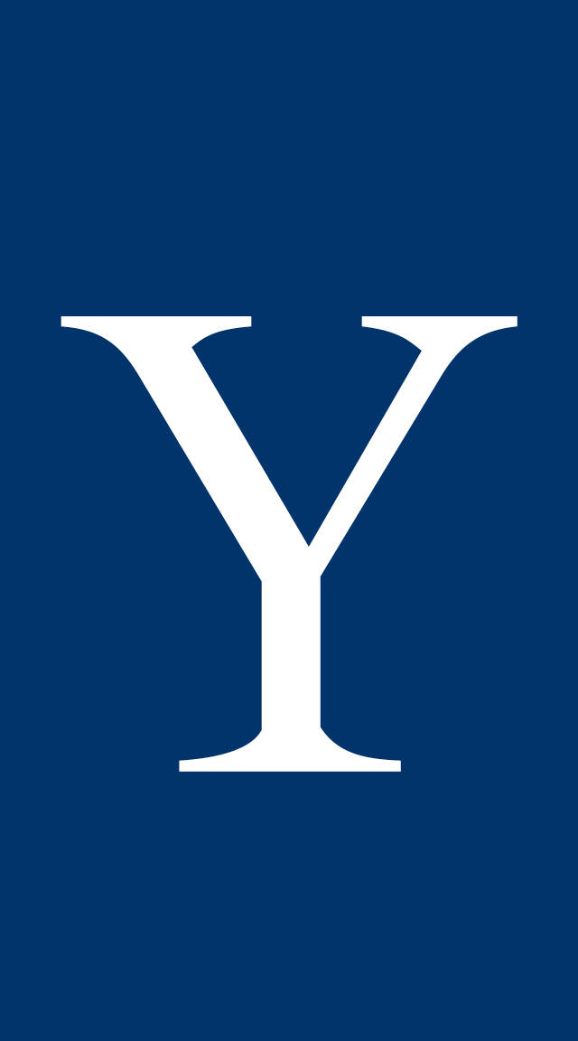 Yale University's Distinct Greek Upsilon Logo Background