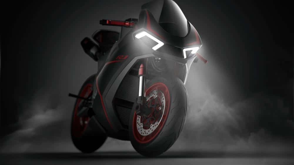 Yamaha Futuristic Motorcycle Concept Background