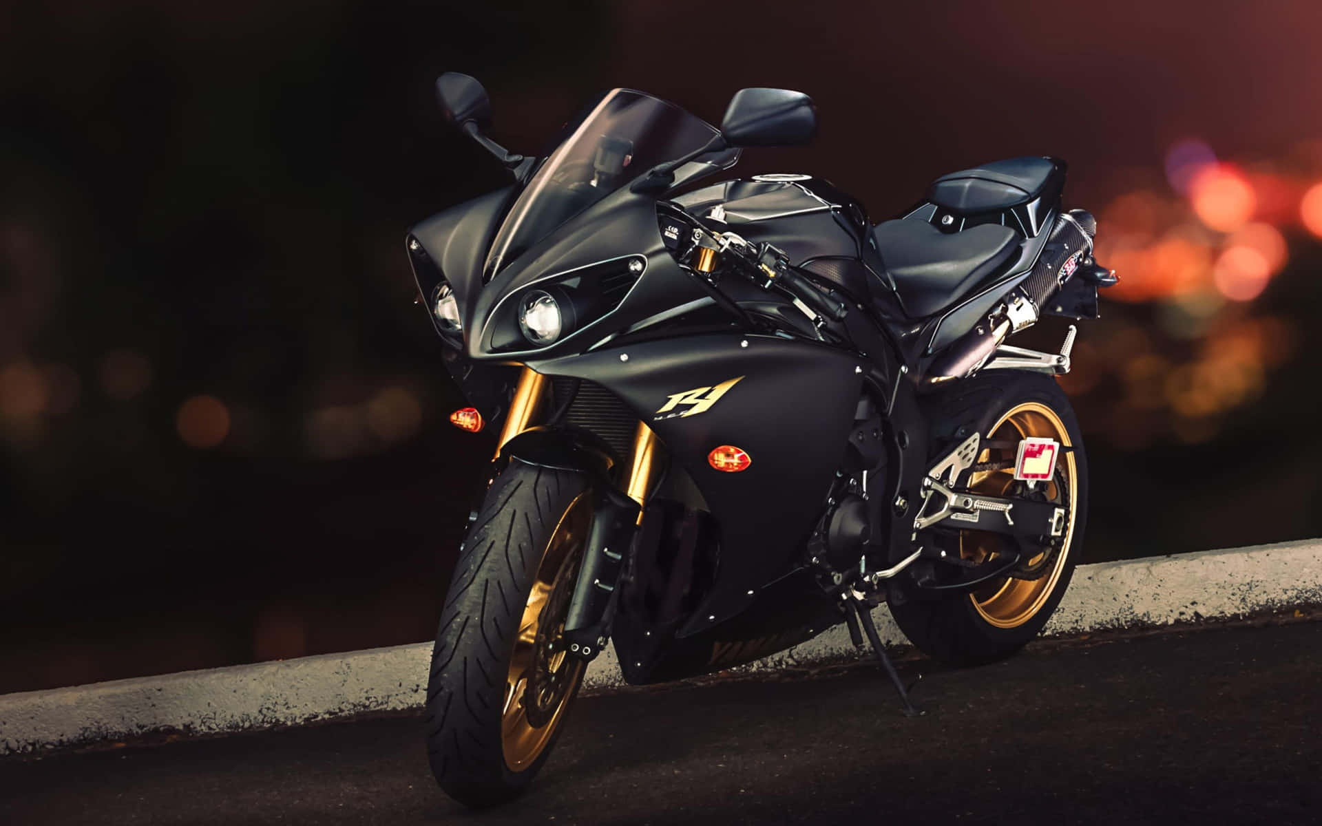 Yamaha Motorcycle Sports 4k Background
