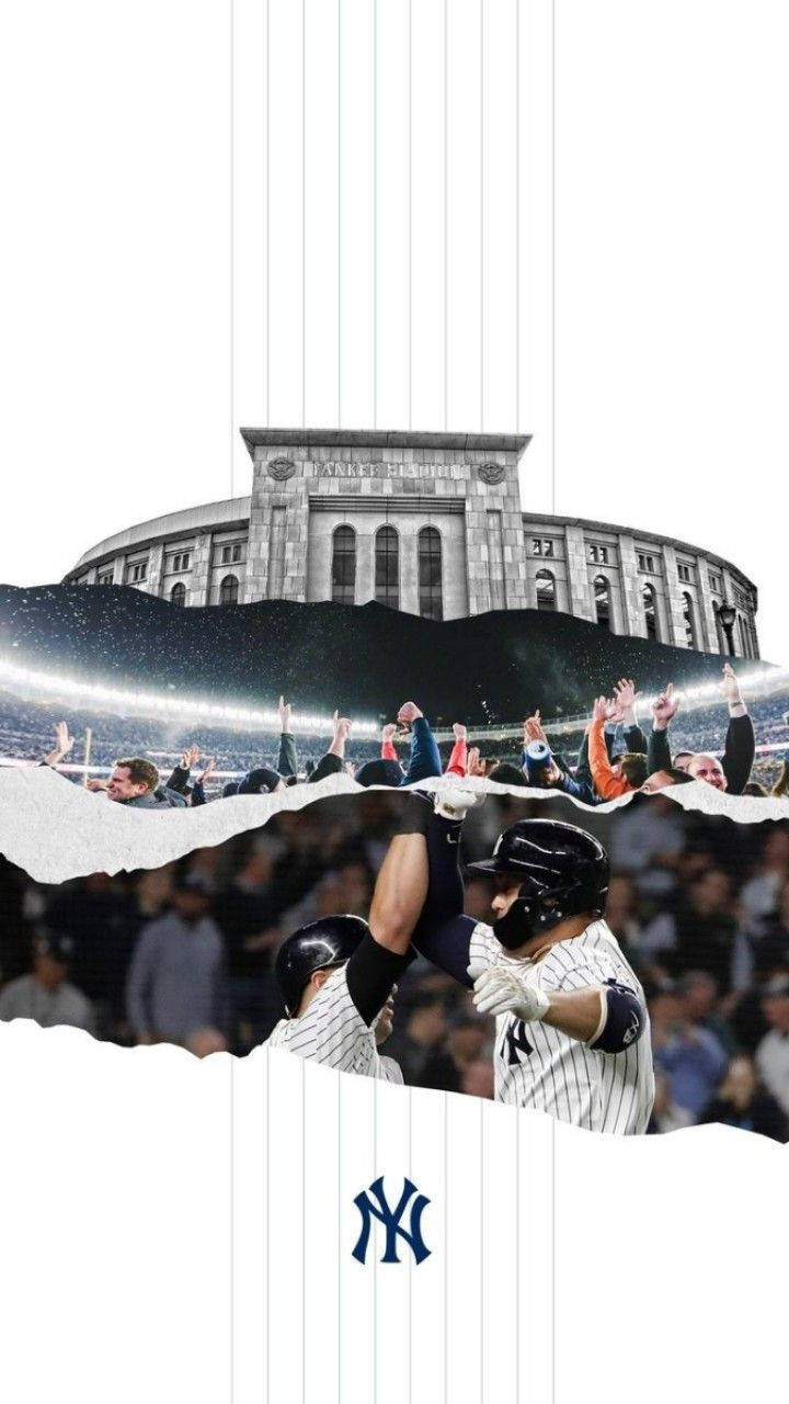 Yankee Stadium Collage Fanart Background