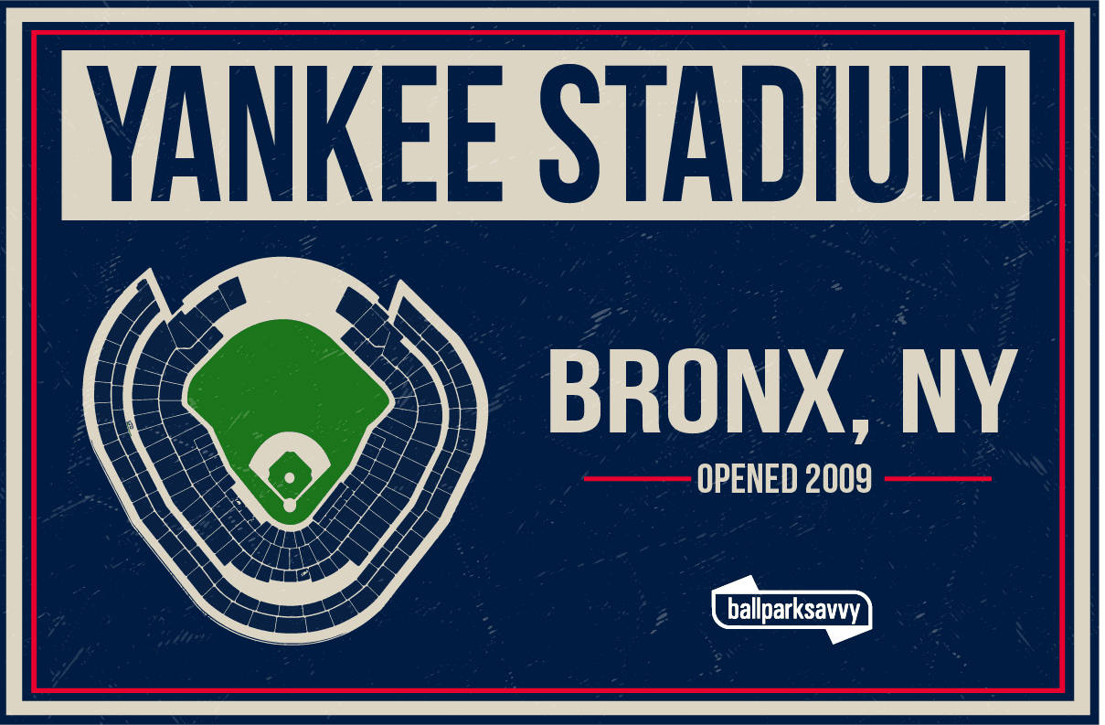 Yankee Stadium Signage Background