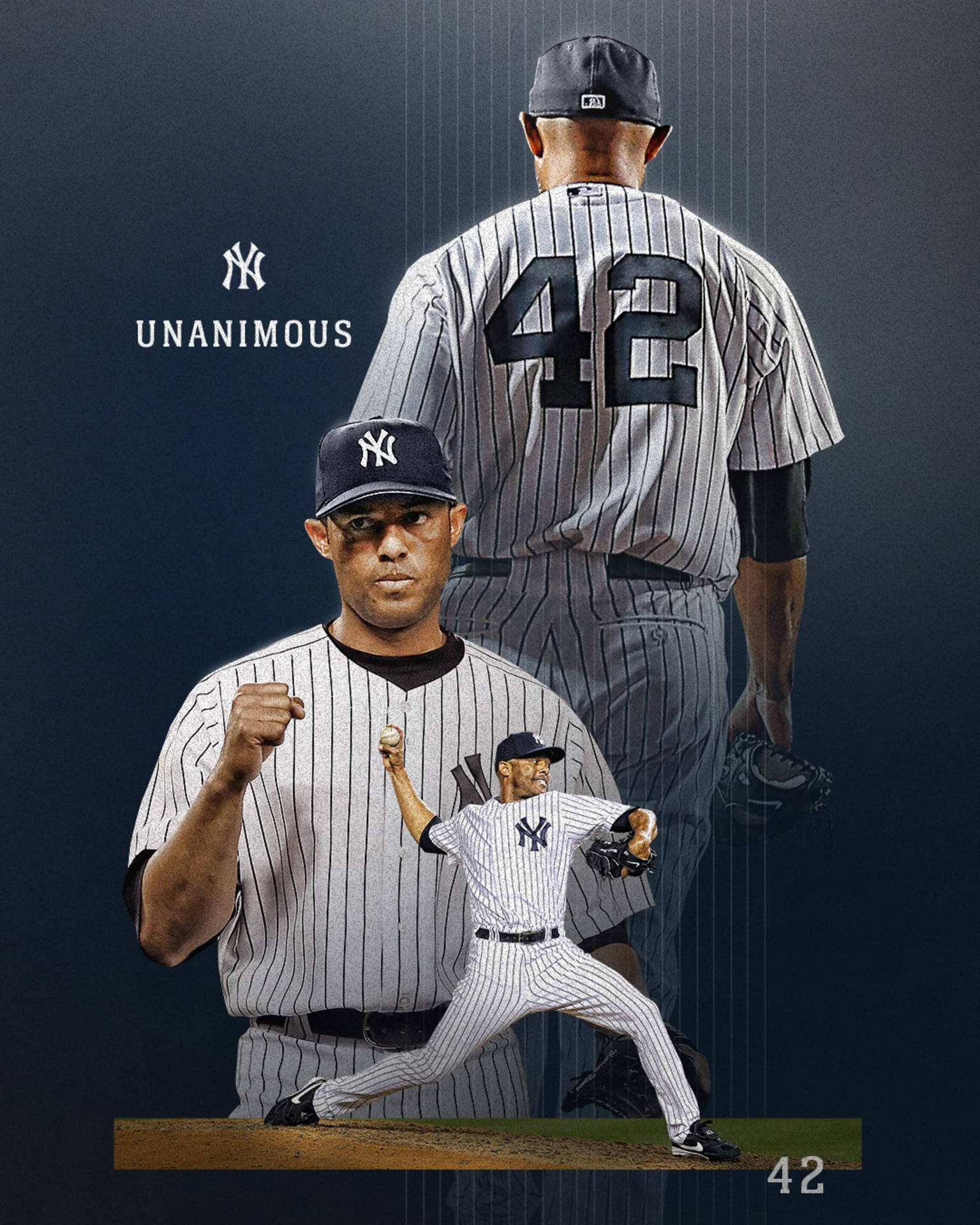 Yankees Mariano Rivera Unanimous Background