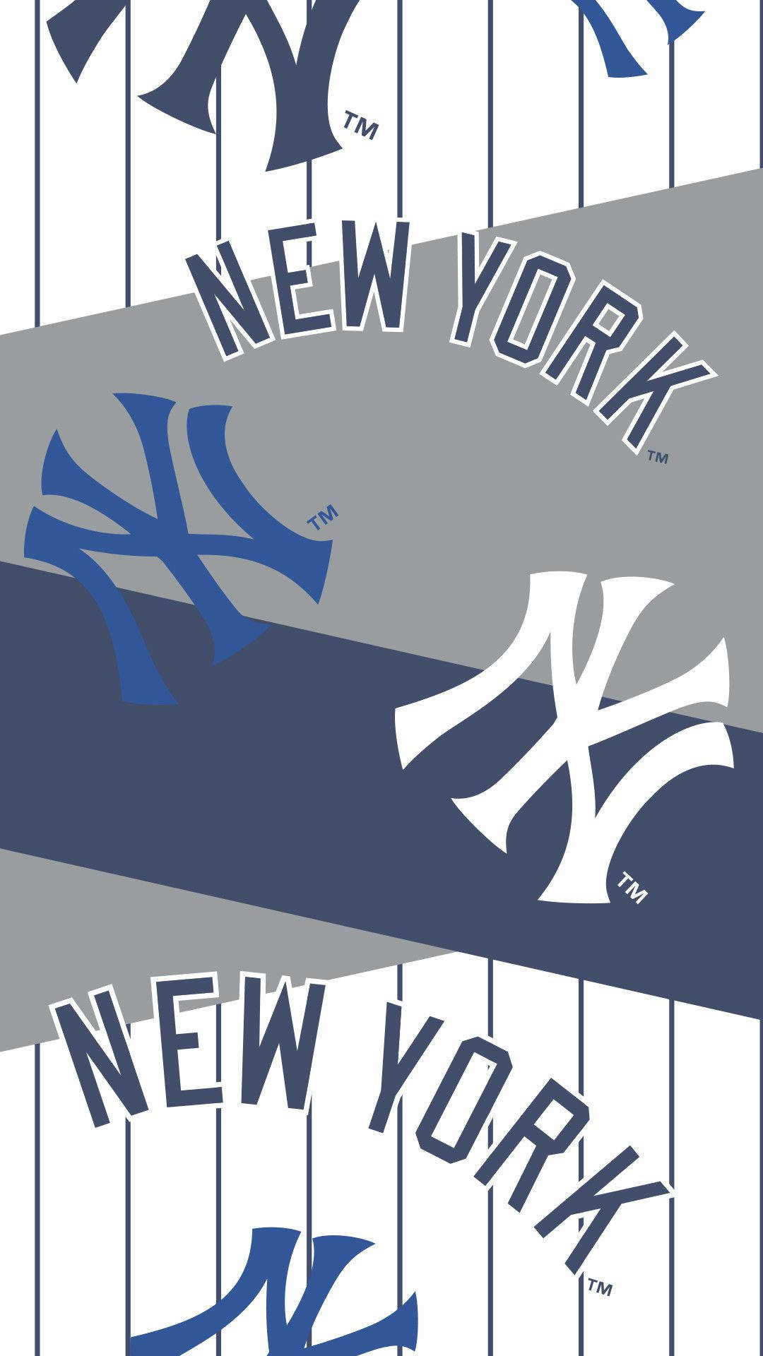 Yankees Ny Logo Collage Background