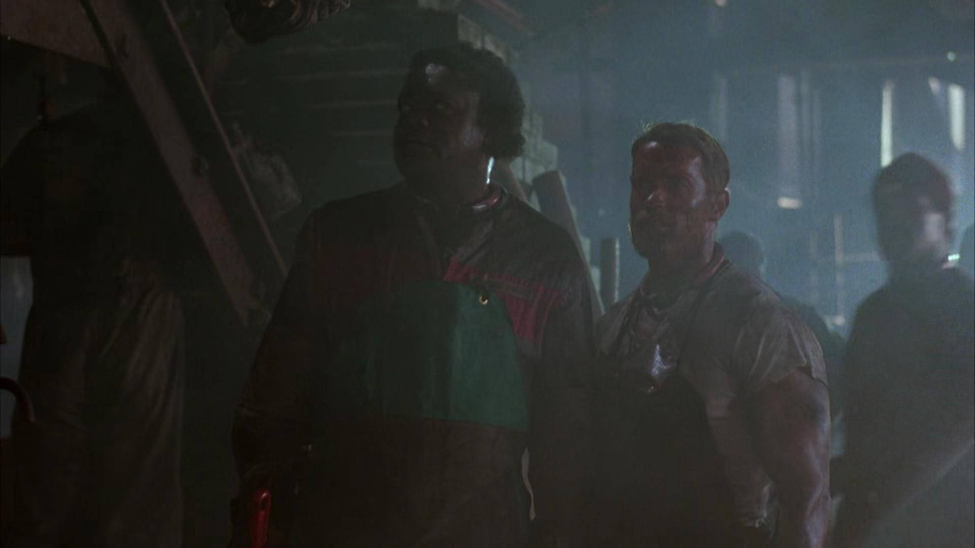 Yaphet Kotto In A Scene From The Running Man