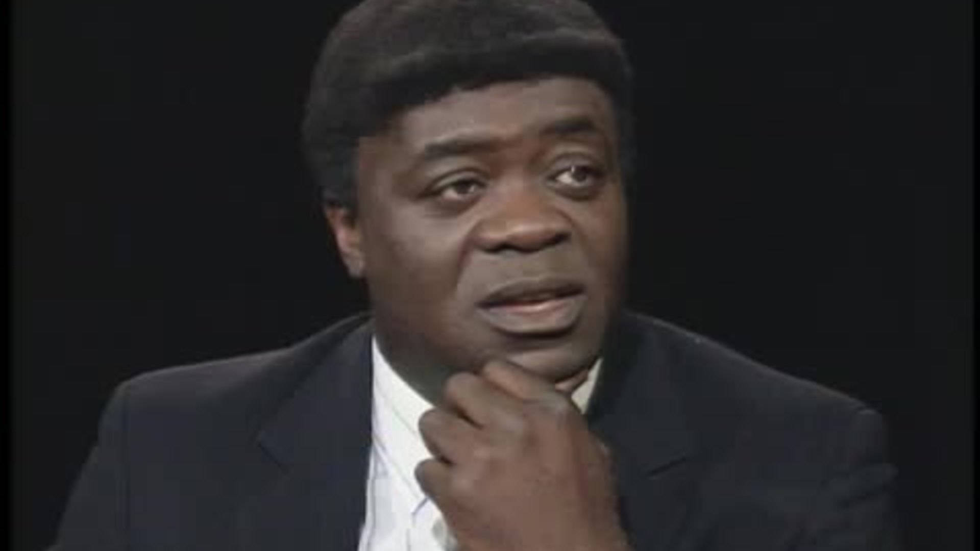 Yaphet Kotto On Charlie Rose Talk Show Background