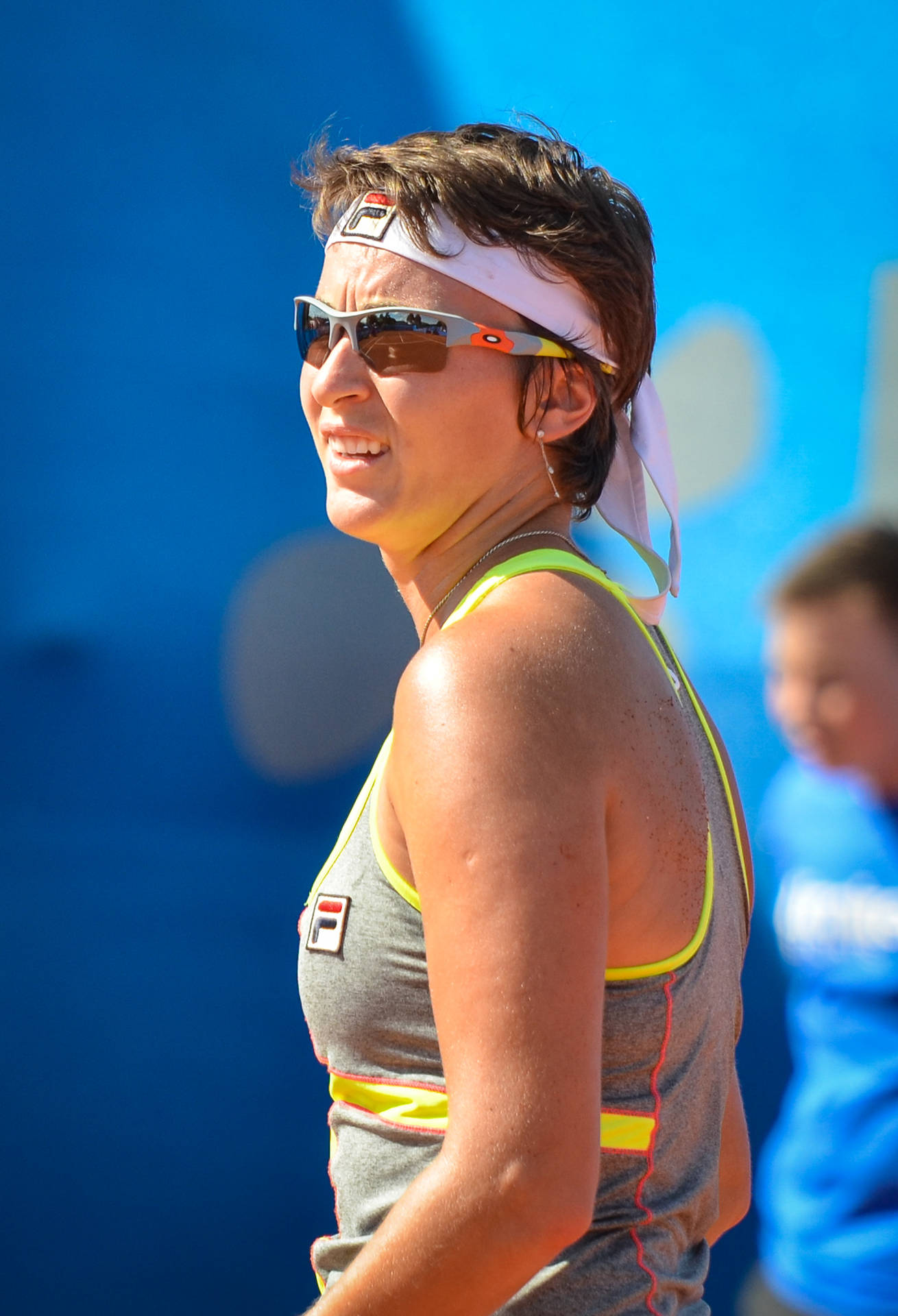 Yaroslava Shvedova Squinting Background