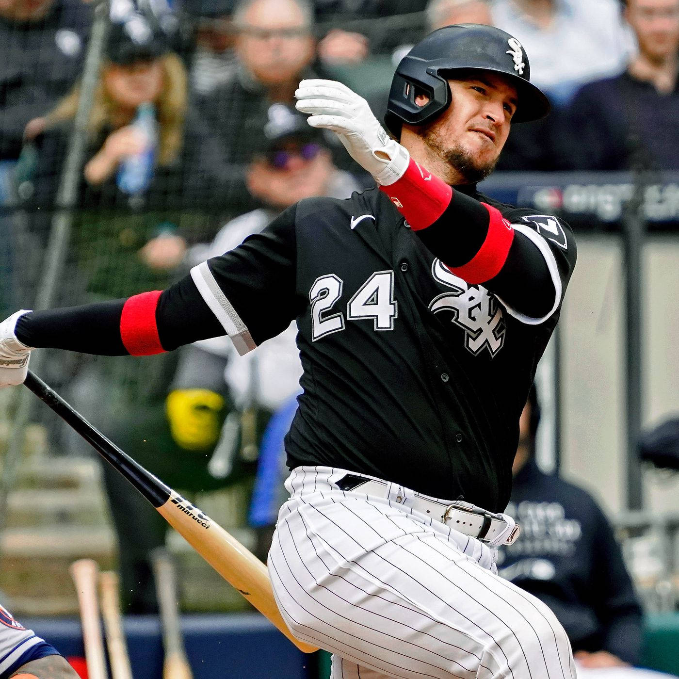 Yasmani Grandal Wearing Black Background