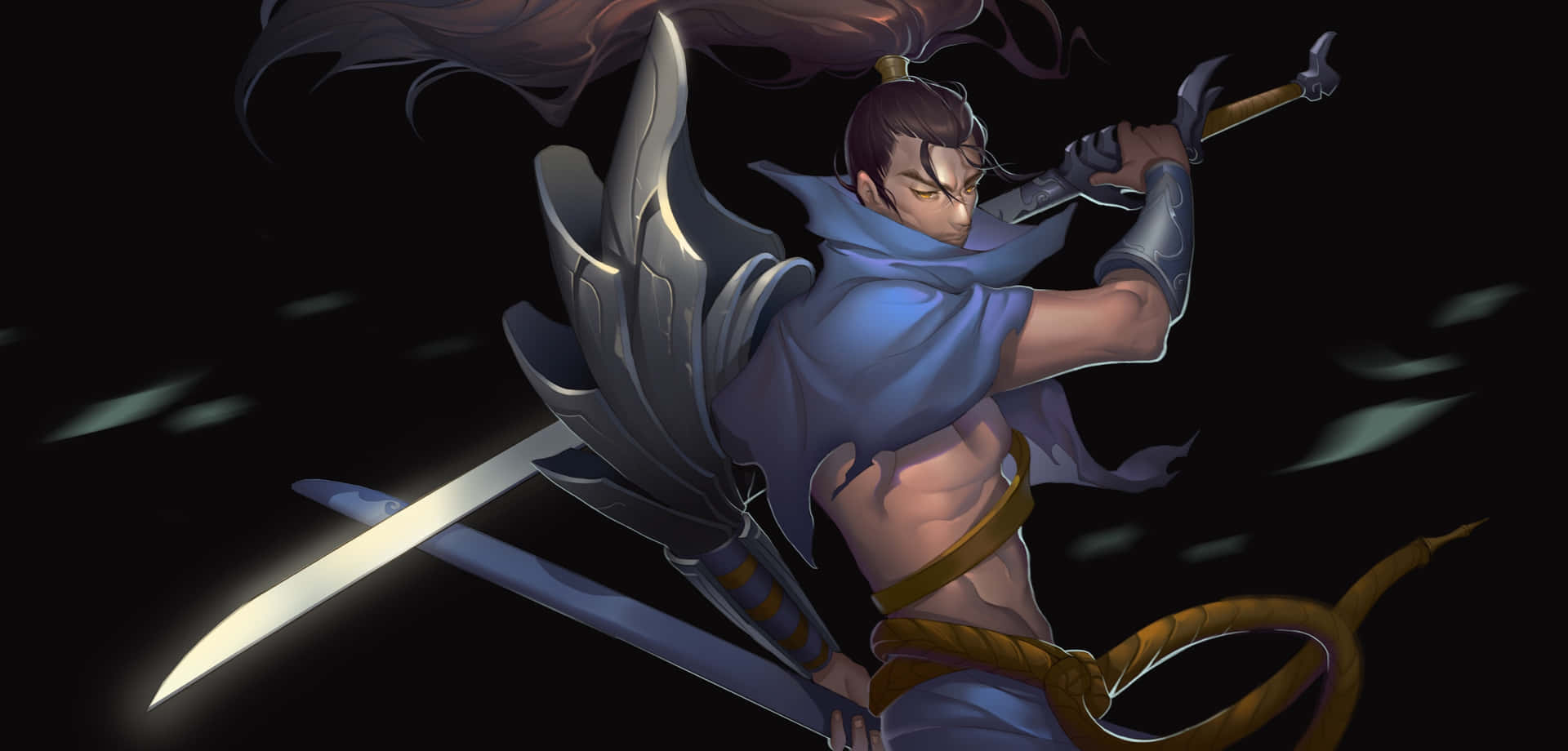 Yasuo Blade On Black Desktop Background