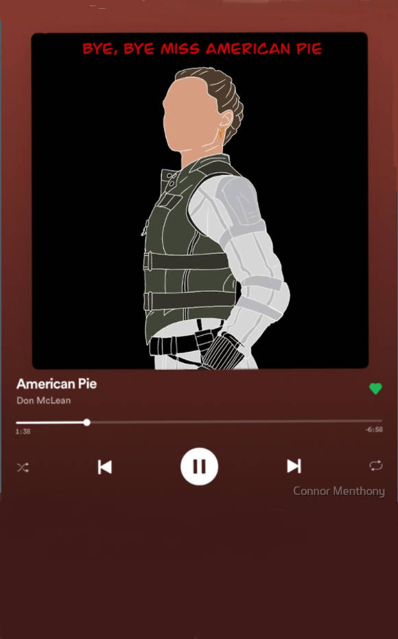 Yelena Belova American Pie Spotify Art Background