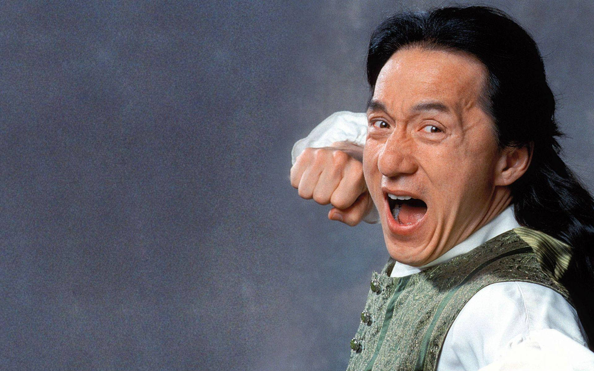 Yelling Jackie Chan Background