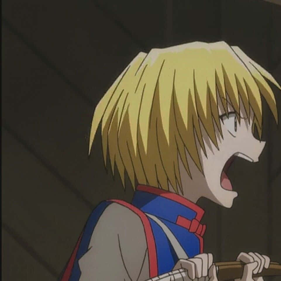 Yelling Kurapika Pfp Background