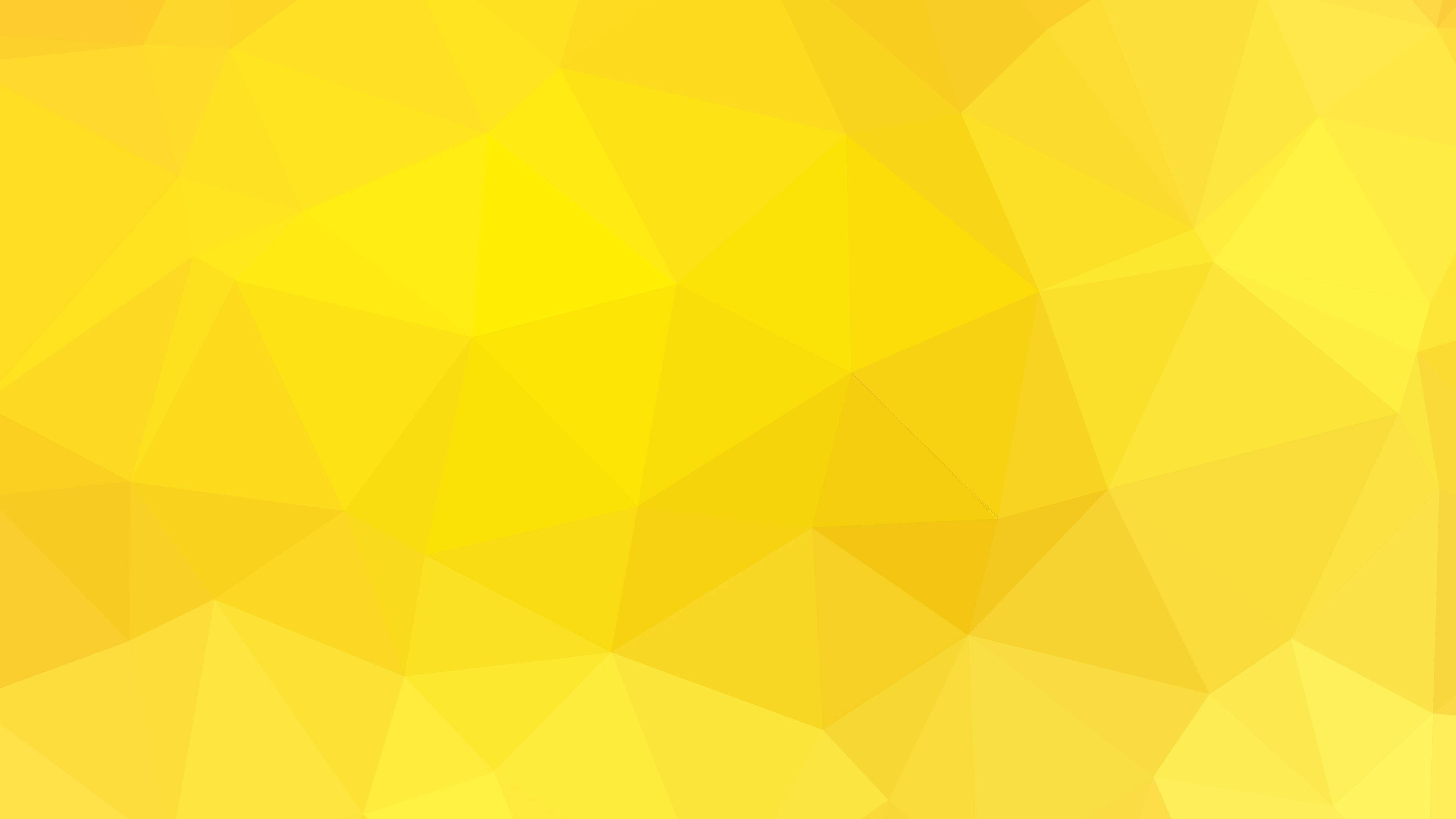 Yellow Aesthetic Laptop Geometric Pattern