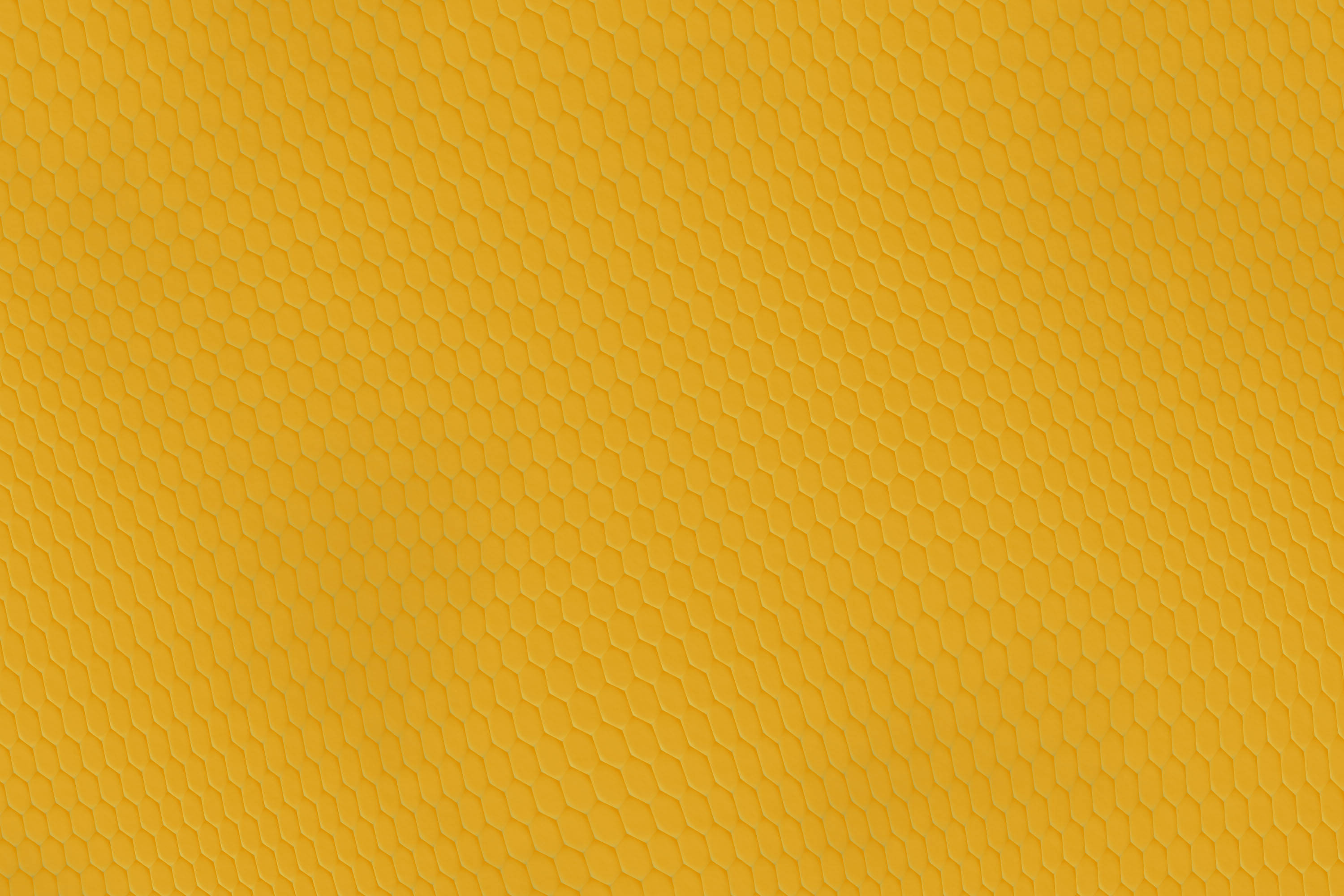 Yellow Aesthetic Laptop Honeycomb Pattern