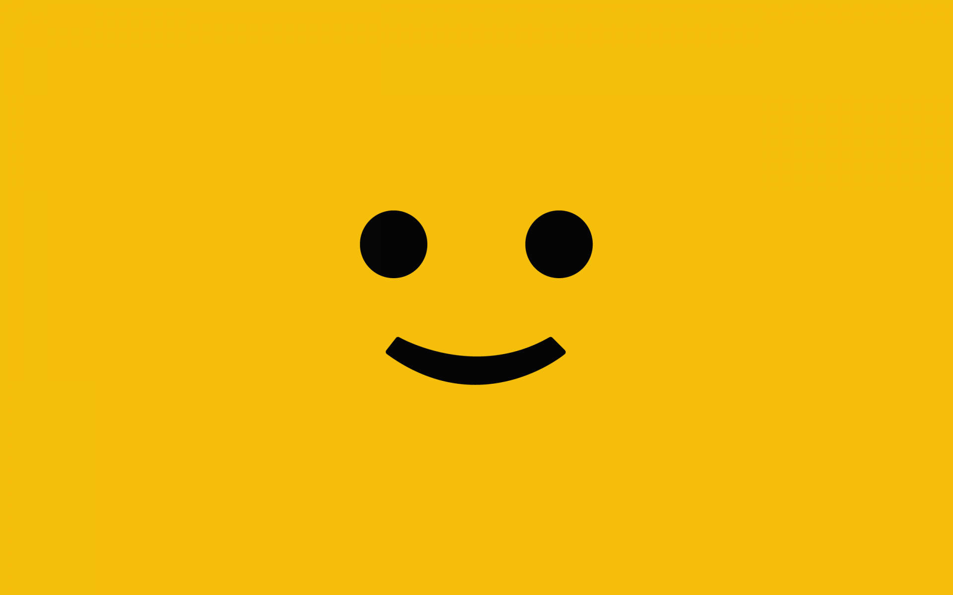 Yellow Aesthetic Smile Background