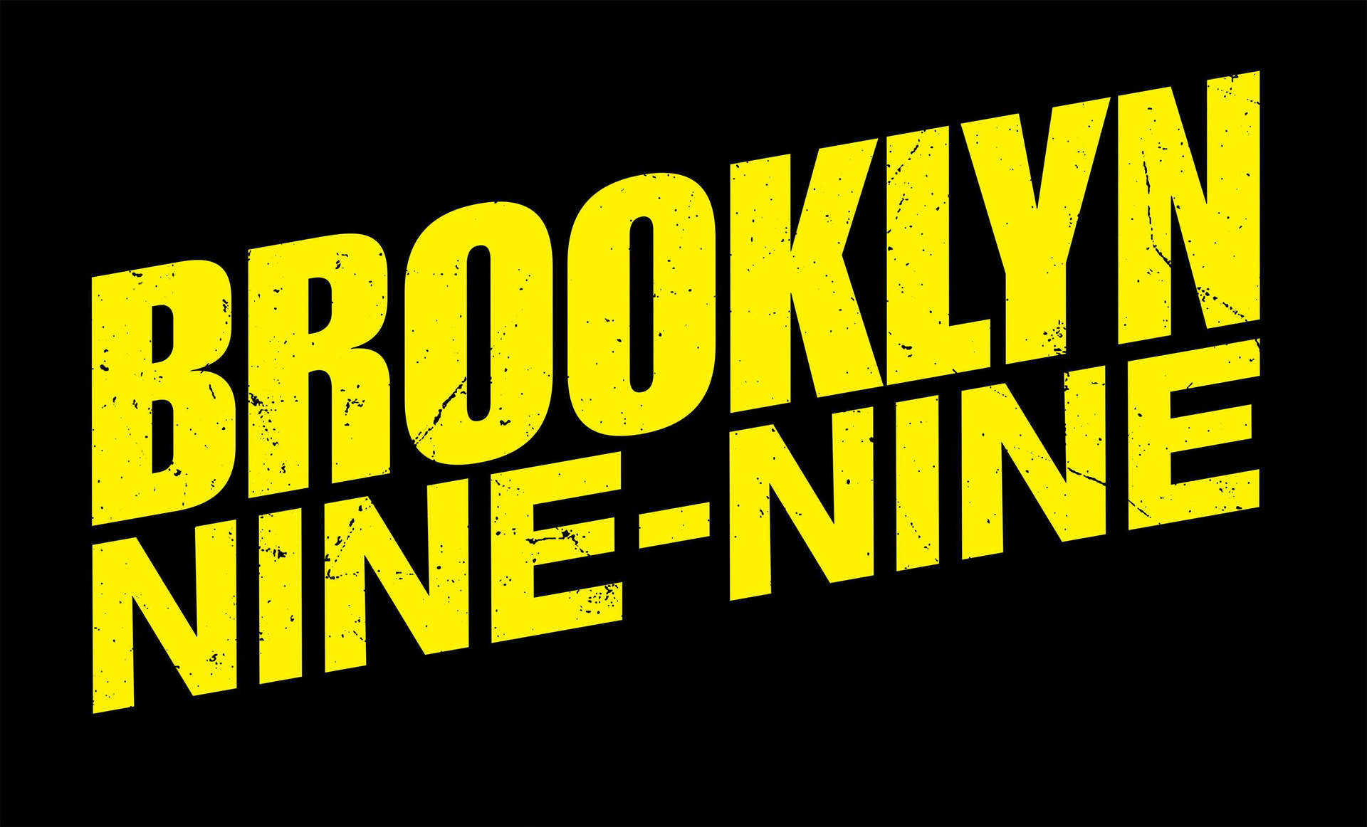 Yellow And Black Brooklyn Nine Nine Background