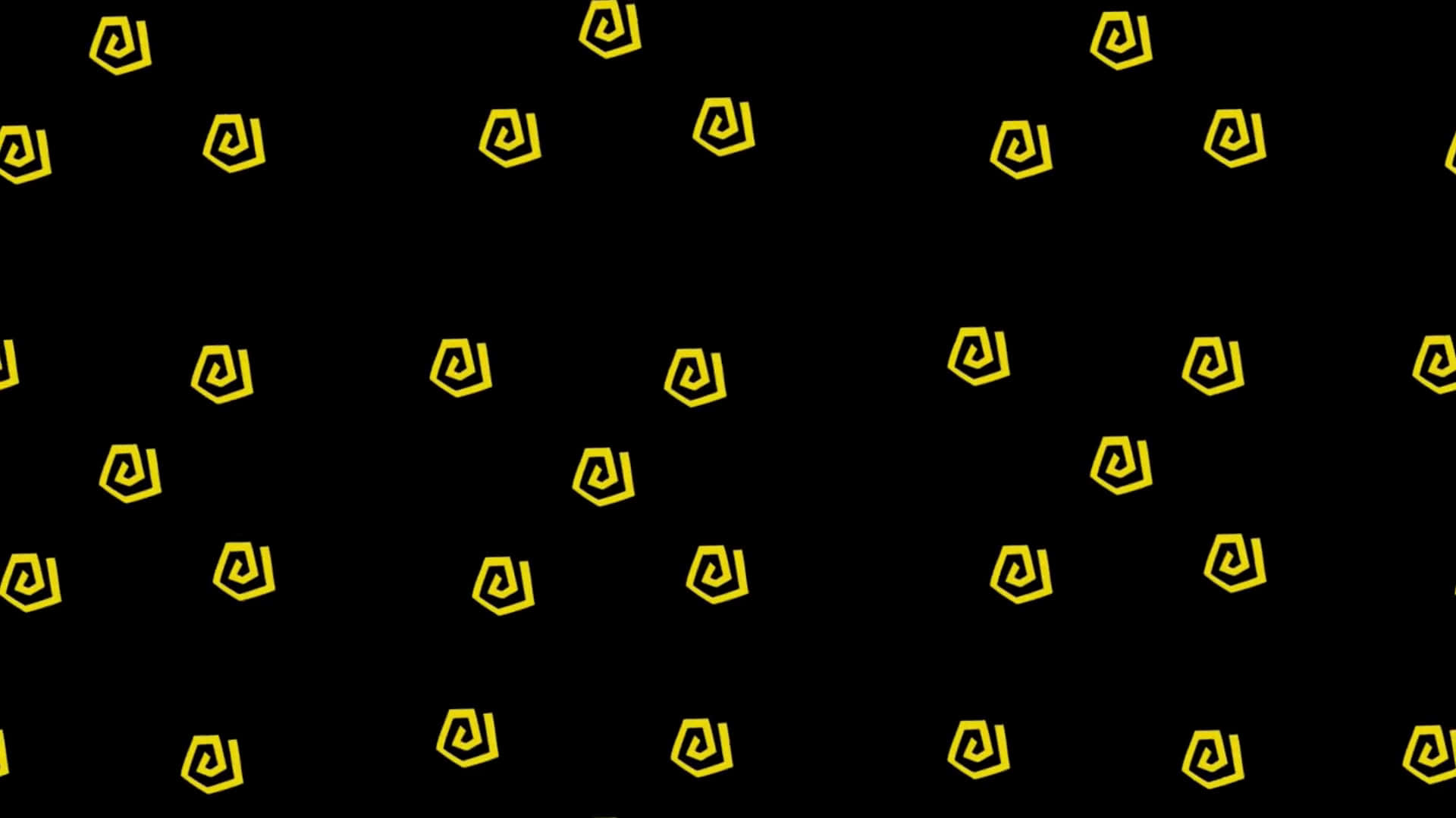 Yellow And Black Dots On A Black Background Background