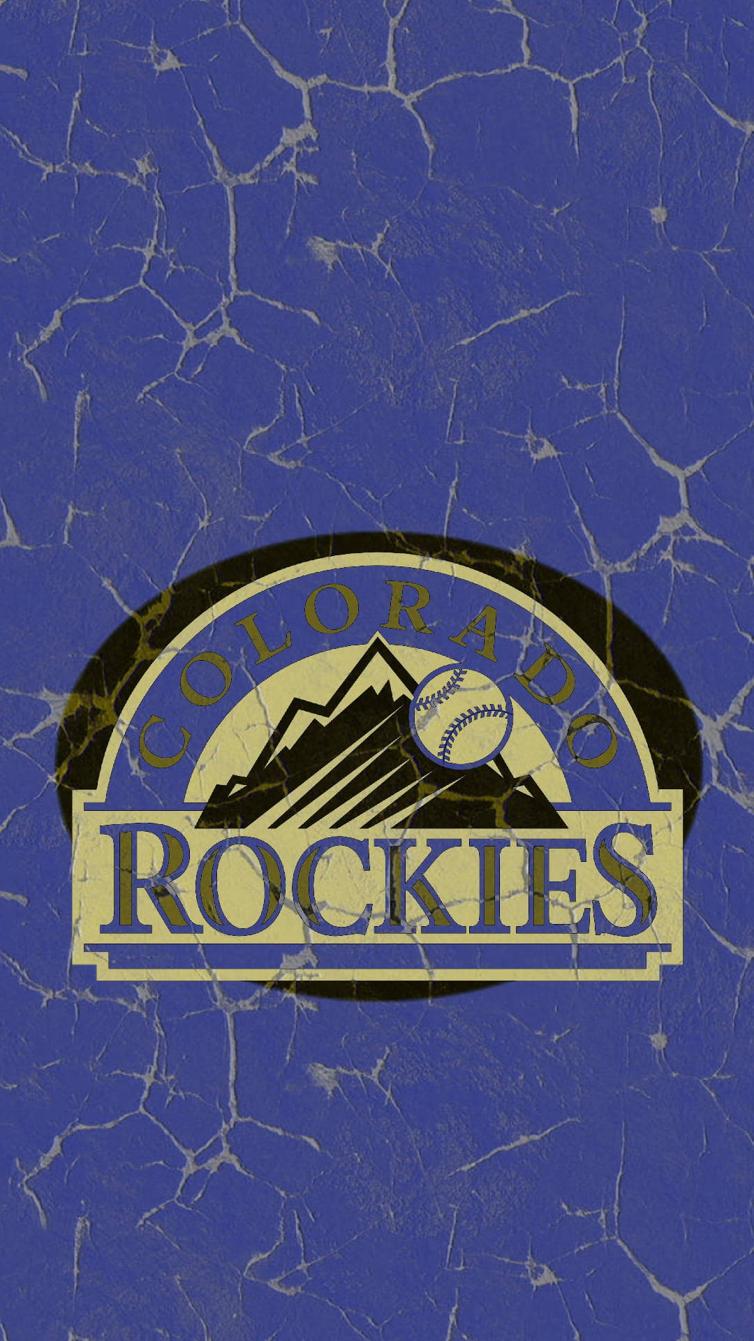 Yellow And Blue Colorado Rockies Background