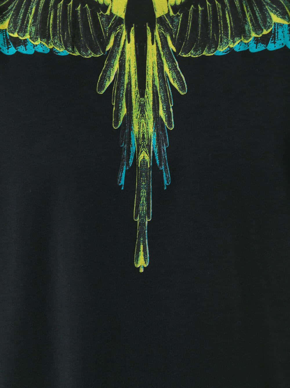 Yellow And Blue Wings Marcelo Burlon Background